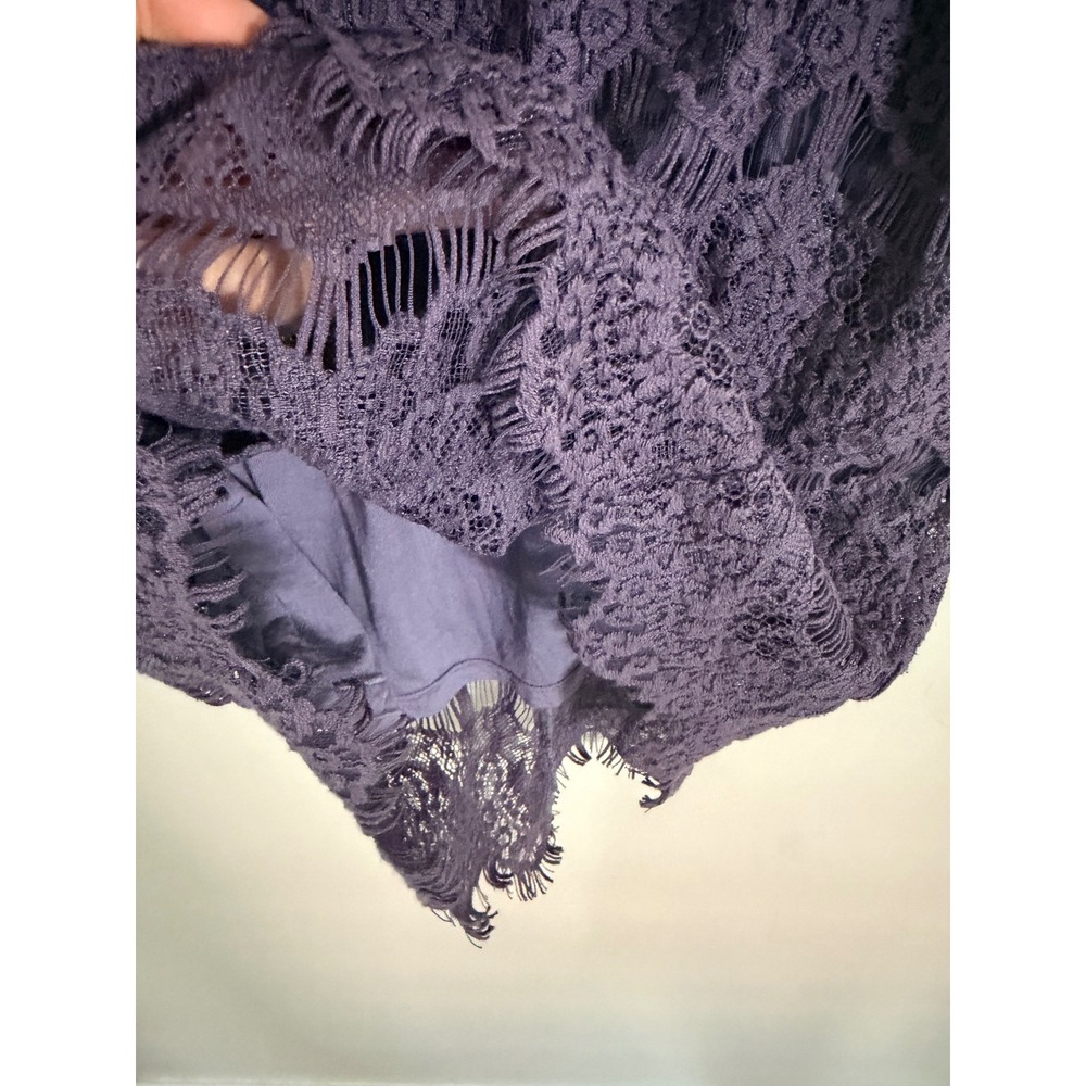 Intimately Free People Daydream Bodycon Slip Dress Purple Lace Open Back X Small - Picture 5 of 10